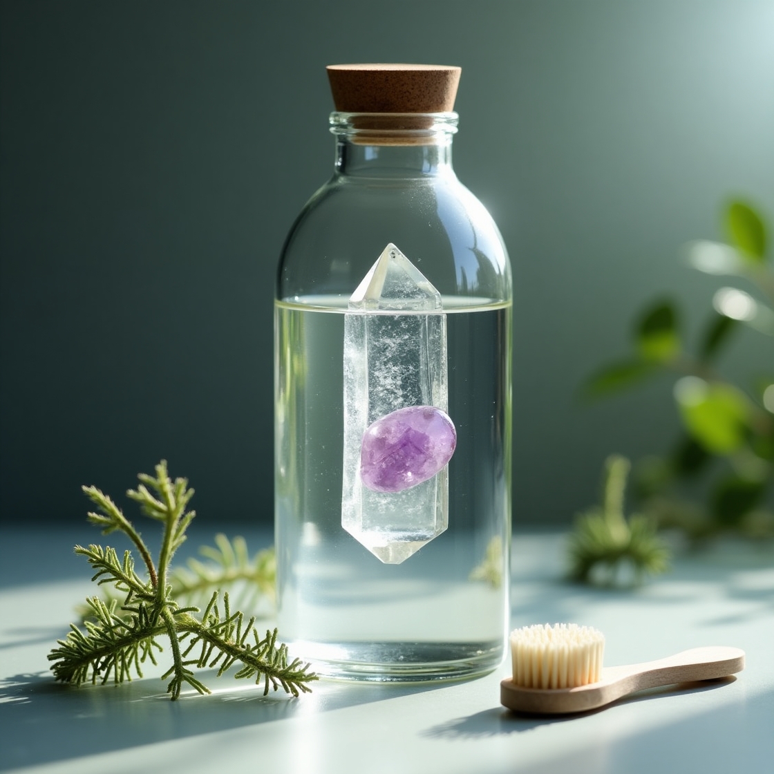 Purification Crystal Water Infuser Bottle