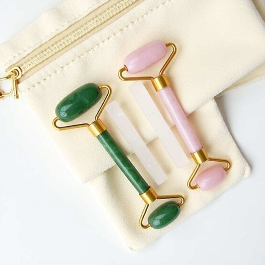 Healing Gemstone Massage Roller Kit